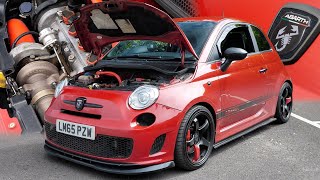 This 340BHP Fully Built Abarth 595 is a ROCKET [upl. by Attela]