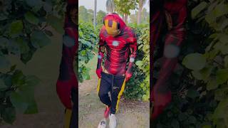 Iron man dressing ma back flip karta howa 100 viral video 🔥 United States youtubeshorts 😱😎👍￼￼ [upl. by Severn]