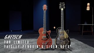 Gretsch 2023 Pro Limited Paisley Penguin amp Sidewinder Models  Gretsch Presents [upl. by Jessa]