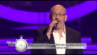 Vladimir Stojanovic Vlada  Nasoj ljubavi je kraj  live  Nikad nije kasno  EM 30  23042017 [upl. by Eanel]