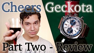 WatchGecko Geckota C1 Racing Chrono V04  Part Two  InDepth Review [upl. by Einnaej]