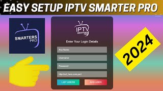 How to set up IPTV smarters pro 2024 [upl. by Rye675]