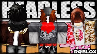 THE BEST FAKE HEADLESS HEAD AVATAR TRICKS CHEAP ROBLOX [upl. by Falconer6]