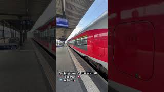 S6 Rapperswil  Schwanden GL Abfahrt von Rapperswil trainspotting trainspotter train [upl. by Stevens]