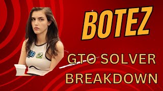 Alexandra Botez HERO CALLS at Triton Poker PioSolver Analysis [upl. by Walter]