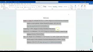 Formatting a Reference Page in APA style 7th Edition [upl. by Kessiah222]