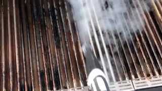 How to Clean a BBQ with a Steam Cleaner [upl. by Neelloc]