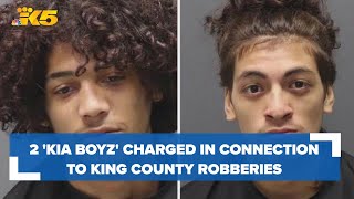 Two Kia Boyz connected to string of King County robberies charged [upl. by Cherice]