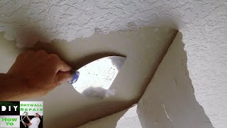 Ceiling Bubbling while Painting a Knockdown Textured Ceiling [upl. by Atekihs]