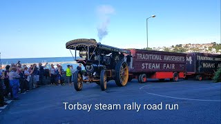 Torbay Steam Fair 2015 Road Run [upl. by Luapleahcim978]