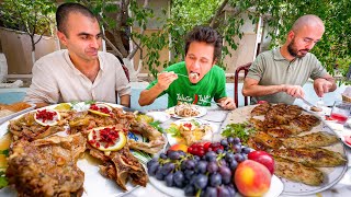 EXTREME Street Food in Azerbaijan KING OF KEBABS  Local Food in Baku Azerbaijan [upl. by Llenyl]