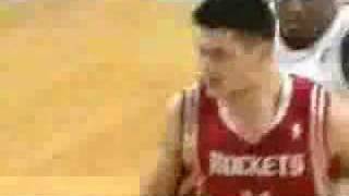 Yao Ming dunks on Kevin Garnett  posterized boston celtics [upl. by Neo]