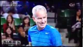 Kei Nishikori vs John McEnroe  Respect [upl. by Enirtak]