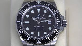 4K Review Rolex SD4000 SeaDweller 116600 Unboxing [upl. by Misab]