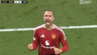 Christian Eriksen Goal Manchester United Vs Twente 10 All Goals Results Extended Highlights [upl. by Neelak]