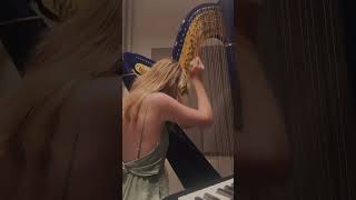 👀 Freelance Harpist  Catherine Oldfield  Majestically Improvising 🎶 [upl. by Tiras]