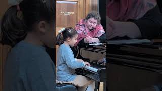 Alicia works on Bach Concerto with Plamena Mangova [upl. by Elvis]