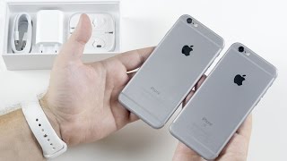 iPhone 6S распаковка и что там с чехлами [upl. by Sihunn]