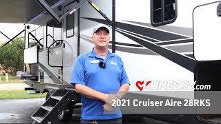 2021 Crossroads Cruiser Aire 28RKS Review Details Specs [upl. by Erodasi774]