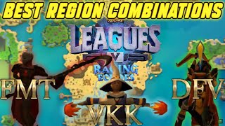 Best region combinations for Leagues 5  Raging echoes  OSRS [upl. by Nahallac773]