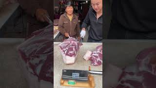 Pork cut  The best piece of meat  Slicing Pork  fresh pork pig Nov 12 [upl. by Wollis425]