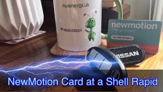 Using NewMotion RFID Card at Shell Rapid Chargers [upl. by Yelram757]