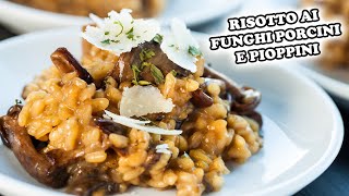 Stasera risotto funghi porcini e pioppini buonissimo shorts [upl. by Drofnelg]