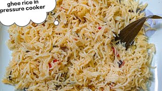 ghee rice in pressure cooker  how to make marriage style ghee rice  nei choru [upl. by Luanni]