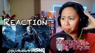 ZorDon Reacts to Metal Gear Rising Revengeance  Red Sun Extended  Fandom Fridays [upl. by Ajani]