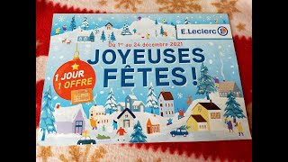 Calendrier de lavent Leclerc  1 offre par jour [upl. by Aihseym]