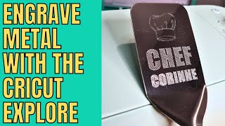 Engrave metal with your Cricut Explore Machine [upl. by Melody]