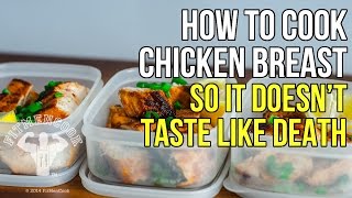 How to Cook Moist Chicken Breast So it Doesnt Taste Like Death  Como Cocinar Pechuga de Pollo [upl. by Cir]