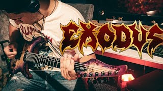 EXODUS Prescribing Horror Guitar Cover By OCOS Guitarist [upl. by Meehyrb]