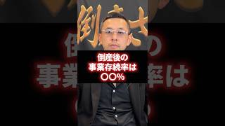 【衝撃】倒産後の事業存続率は◯◯％ 経営 財務 ビジネス [upl. by Ailegna661]