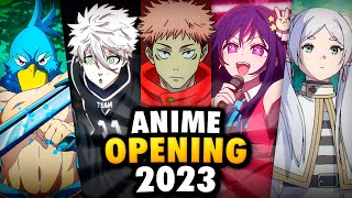 ANIME OPENING QUIZ 🔊🎶 2023 EDITION The best Anime Openings of 2023🔥 [upl. by Yllehs]