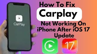 How To Fix CarPlay Not Working On iPhone After iOS 17 update 2023 [upl. by Aseel]