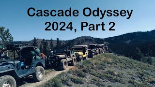 Vintage Jeeps take on the Cascade Odyssey 2024 Part 2 [upl. by Haleeuqa463]