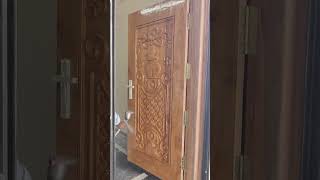 Applying Wood Sealer on Main Door  MRF Vapocure Paints [upl. by Nivac]