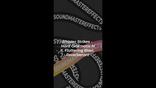 Sinister Strikes  Hard Cinematic Hit Fluttering Riser Reverberant Sound Effect [upl. by Winshell206]