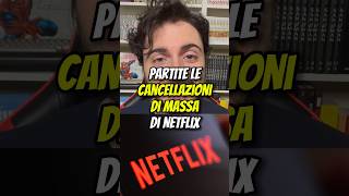 CANCELLAZIONI DI MASSA DELL’ABBONAMENTO NETFLIX netflix netflixitalia netflixseries [upl. by Nwahs]