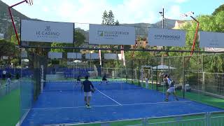 World Padel Tour Monaco  David Goffin  Thomas Johansson vs Fernando Belasteguin  Fabrice Pastor [upl. by Cartwell802]