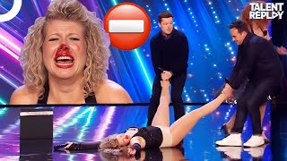 When an Audition Goes WRONG ⛔  Britains Got Talent [upl. by Akinirt]