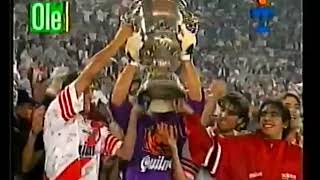 Final de la Supercopa 1997 en El Monumental River 21 San Pablo Con los golazos del Matador Salas [upl. by Ingar]