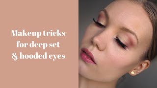 Makeup tricks for deep set amp hooded eyes  Charlotta Eve [upl. by Dana]