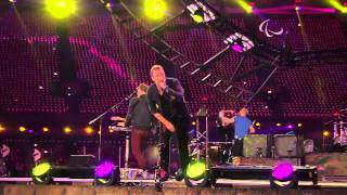 Coldplay  Viva La Vida  1216  Live  Paralympic Games Closing Ceremony 2012 [upl. by Adlaremse]