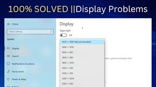 ✅100 SOLVED  Screen Resolution Problem Windows 10  Easy Methods [upl. by Enellek]