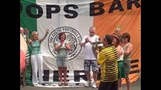 Hoops Bar Tenerife Glasgow Celtic Champions 201213 [upl. by Inilam]