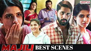 Majili Hindi Dubbed Movie Best Scenes  Naga Chaitanya Samantha  Aditya Movies [upl. by Maillw687]