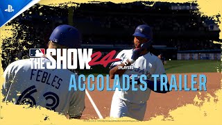 MLB The Show 24  Accolades Trailer  PS5 amp PS4 Games [upl. by Bronwyn7]