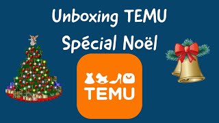 Unboxing Temu  Spécial Noël [upl. by Eardnoed]